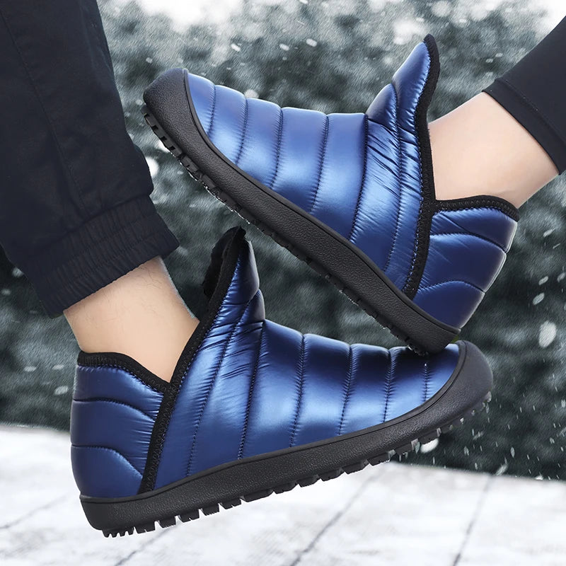 Winter Women Waterproof Snow Boots Lightweight Women Ankle Boots Sneakers Outdoor Sandproof Couple Warm Cotton Boot Botas Mujer