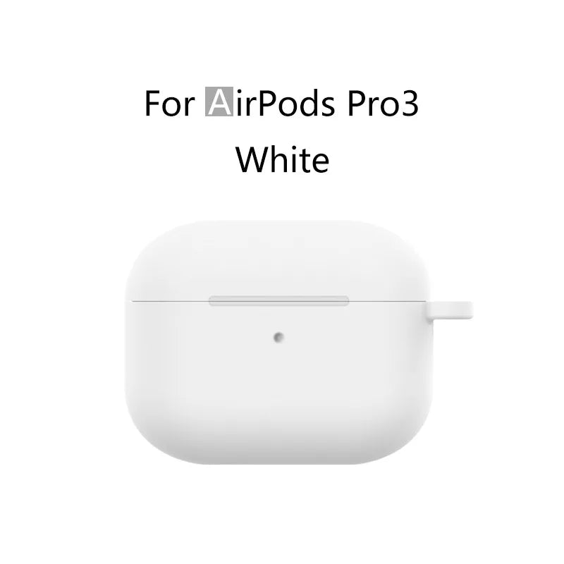 for AirPods Pro 3 Case Cover 2025 with Lanyard Soft Skin Silicone Protective Shockproof Case For AirPods Pro 3 Case Accessories