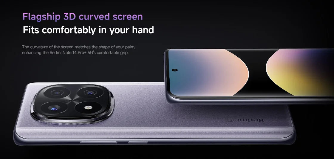 World Premiere Xiaomi Redmi Note 14 Pro+ Plus 5G Global Version Smartphone NFC Snapdragon 7s Gen 3 200MP AI Camera IP68 5110mAh