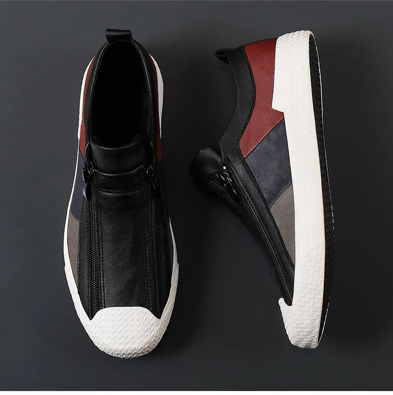 Men's Sneakers High Quality Men Shoes Comfortable Leather Shoes Wear-resistant Plus Size Casual Driving Shoes Hot Sale Moccasins