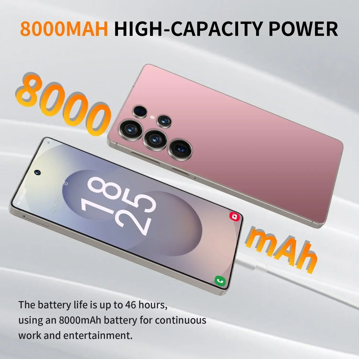 2025 NEW HOT S25 Ultra 22GB 2TB 7.3inch HD Global Edition Original Smart Dual Card 8000mAh Battery Facial Recognition Function