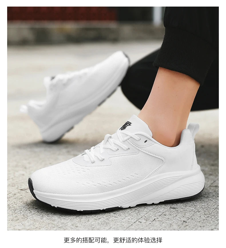 Men's new sports shoes fashion comfortable four season outdoor thick sole wear-resistant height increasing leisure sports shoes