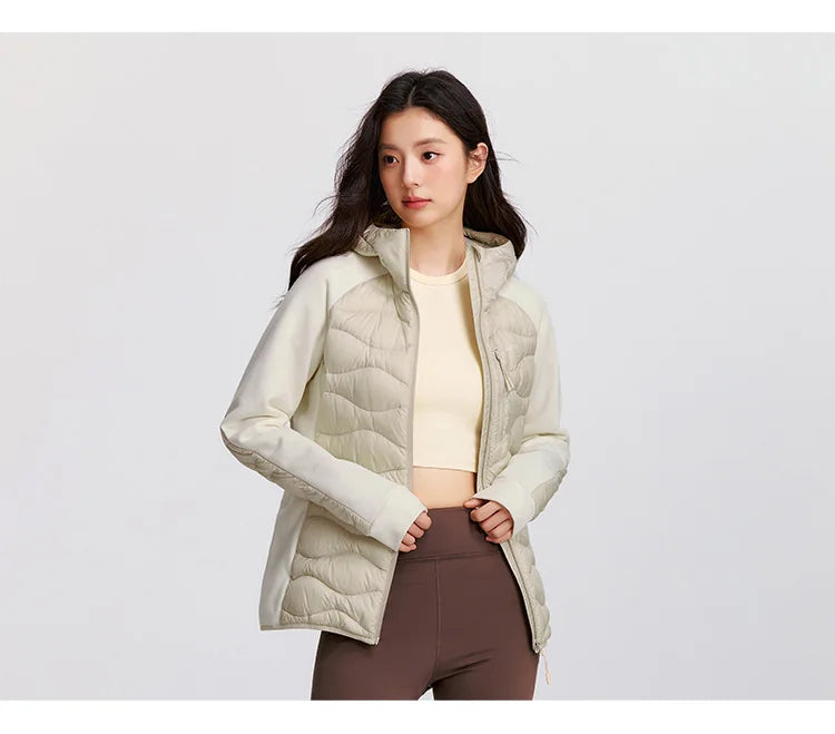 Semir Down Coats Women Slim Fit Patchwork Waterproof Fleece Raglan Sleeve 2025 Winter Clothes Woman New in Coats & Jackets