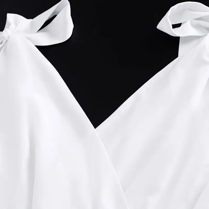 Women's Maxi Dresses Streetwear Fashion New Dresses Beach Style Clothing Elegant Female Sexy V-Neck Backless Casual Slim Dress