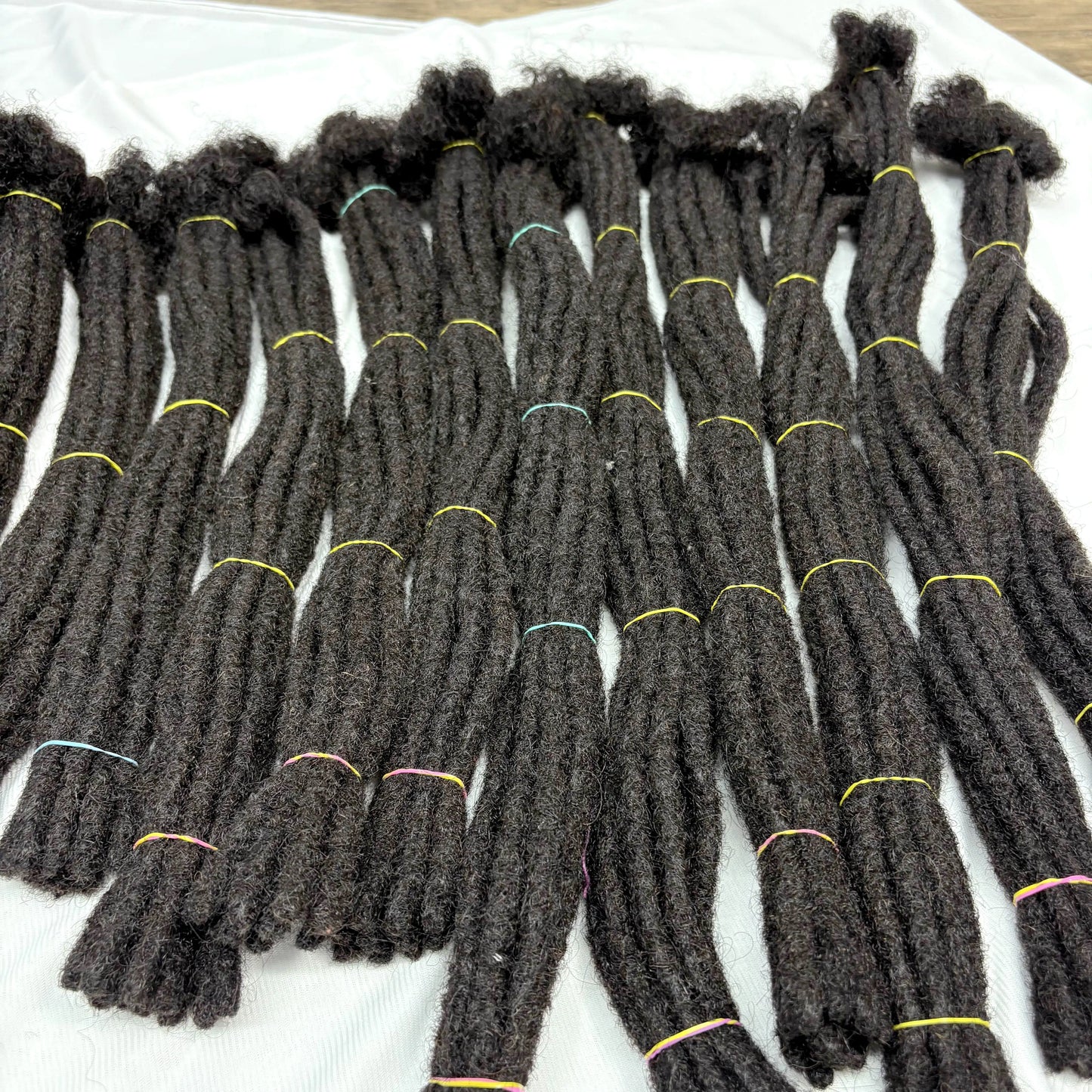 Loc Extension Human Hair with Curly Ends 8-14inch 100% Human Hair Handmade Inter Loc Dreadlock Extension for Men Women Kids