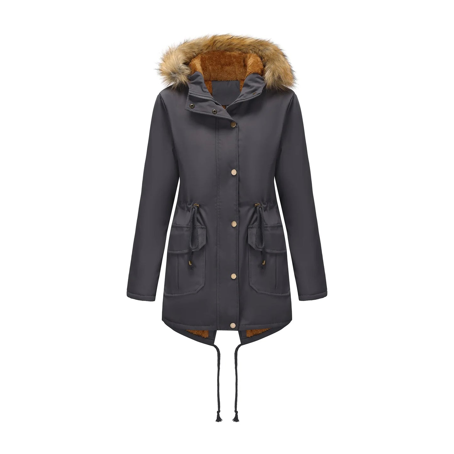 Canada Winter Women's Jacket Coat Parkas Winter Clothes Woman White Goose Down Jacket Fur Hooded Cotton-padded jacket XSYHXY253