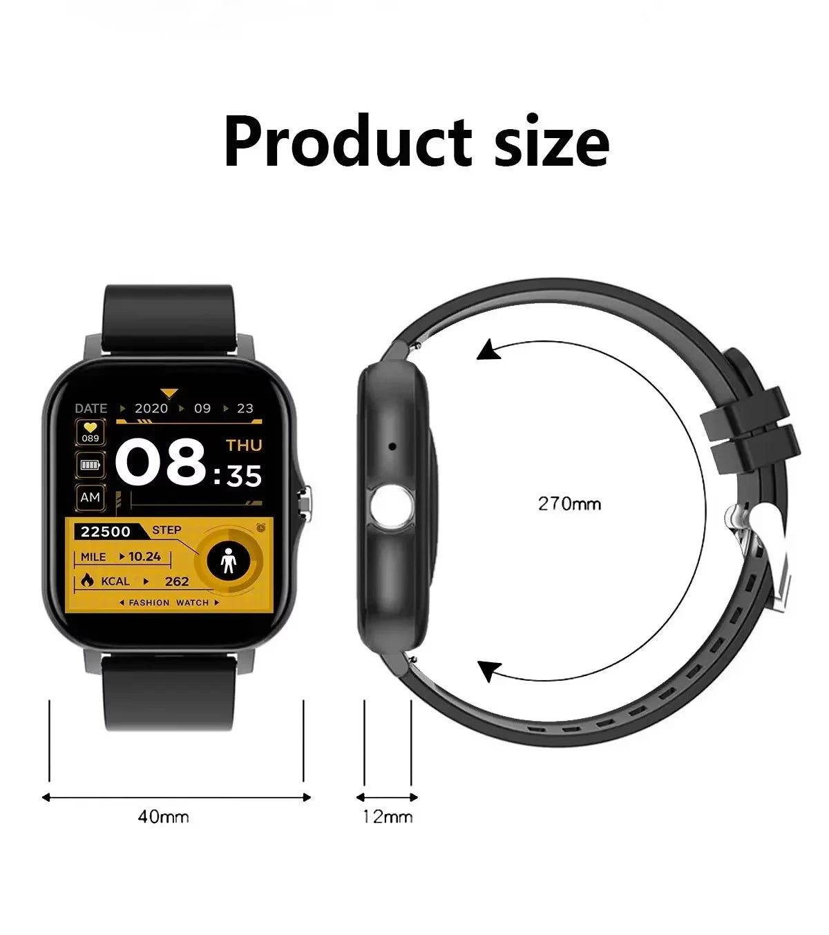 Xiaomi NEW Smart Watch Women Men Lady Gift Sport Fitness Watches Heart Rate Monitor Waterproof Smartwatch For Phones Android IOS