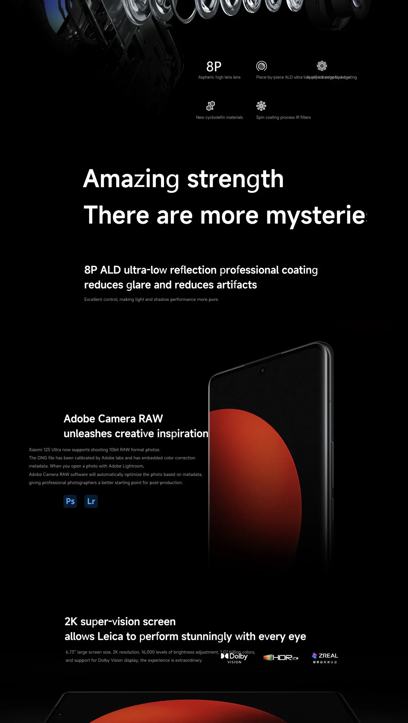 Xiaomi 12S Ultra Global Version Smartphone Celular Snapdragon 8 Gen 1+ Octa Core Black 12G  512G used phones no charger