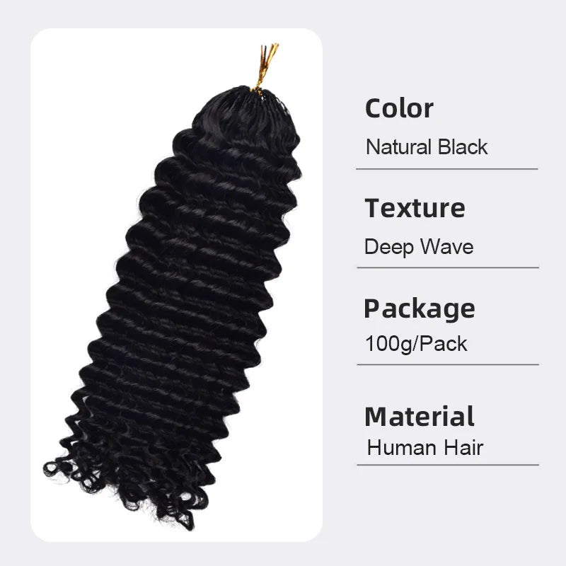 Crochet Knitted Hair Natural Color Multi Curvature Collection Human Hair Brazilian Virgin Remy Full Hand Weaving Natural Color