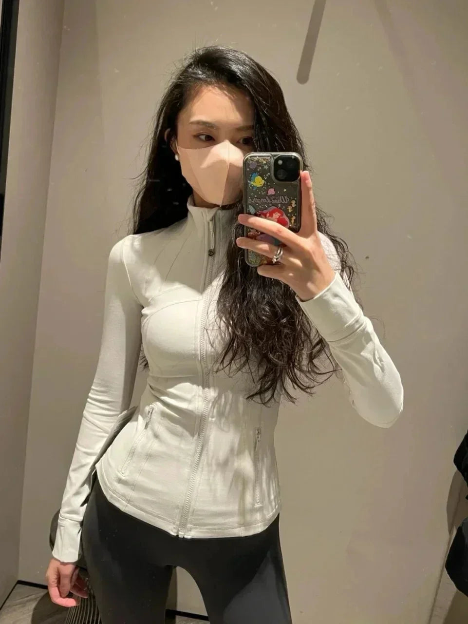 Yoga Clothes Women Define Jacket With Logo Wear Long Sleeve Full Zipper Sports Gym Workout Clothing Slim Fit Dupes Athletic