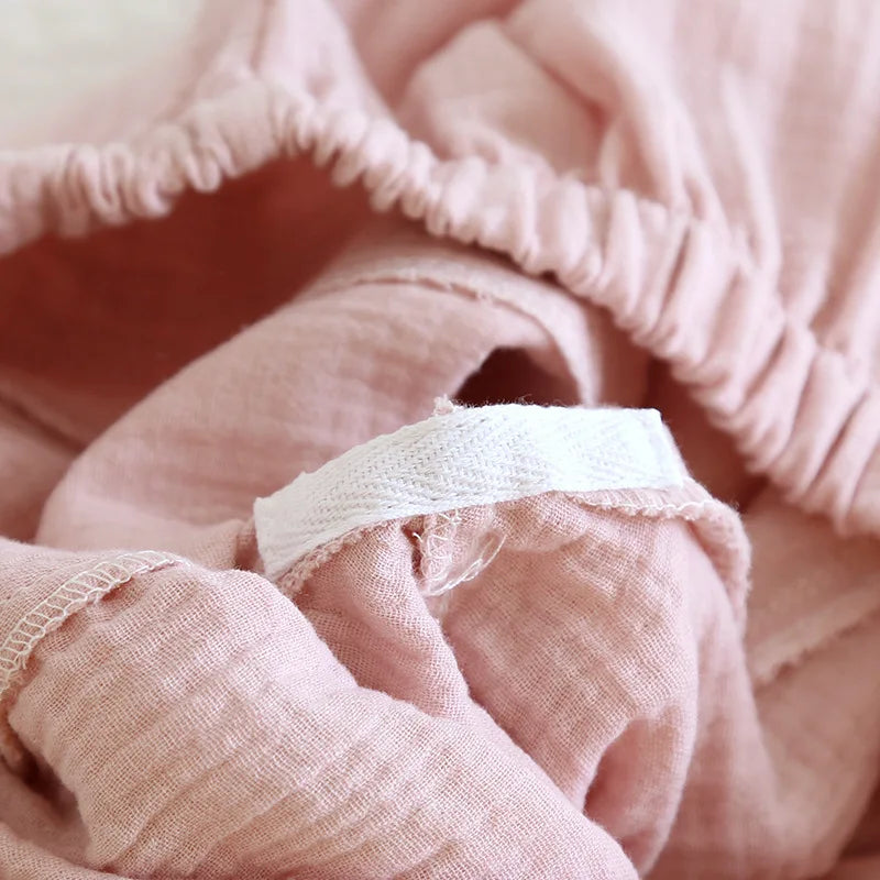 Women's Home Clothes Cotton Spring and Autumn Long Sleeved Long Pants Home Clothes Cardigan Simple Two-piece Pyjamas Set