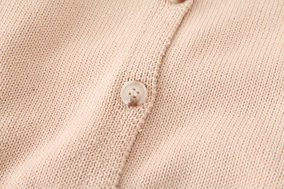 Autumn Kids Cardigan Sweaters Baby Girl Clothes Cartoon Letter Solid Cotton Sweater Boys Children Clothing Knitted Kids Sweaters