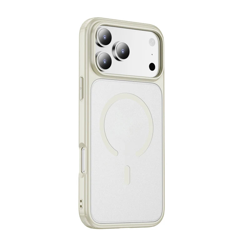 Wlons Magsafe Magnetic Wireless Charging Frosted Shockproof Case for iPhone 17 Pro Max 17 Air Skin Feel Rugged Armor Cover