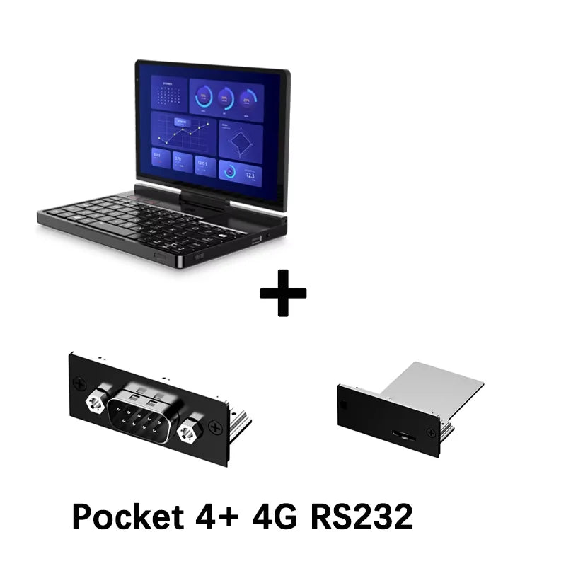 New 2025 version! GPD Pocket 4 8.8-inch AMD AI 9 HX 370 64GB RAM 2TB NVMe 2.5K resolution 144Hz refresh rate Gaming Mini Laptop