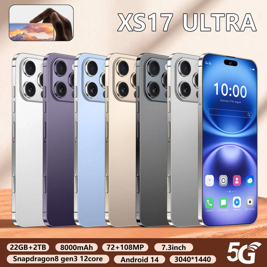 7.3" Display Phone Case Designed for Snapdragon 8 Gen 3 Performance 8000mAh Battery Life