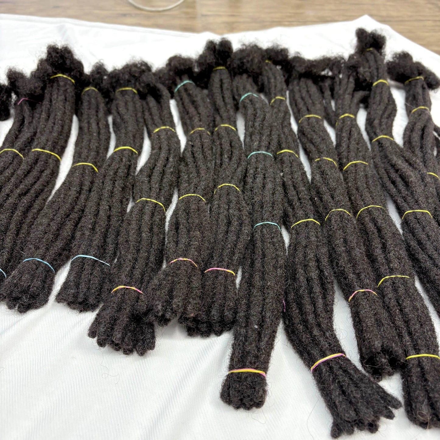 Loc Extension Human Hair with Curly Ends 8-14inch 100% Human Hair Handmade Inter Loc Dreadlock Extension for Men Women Kids