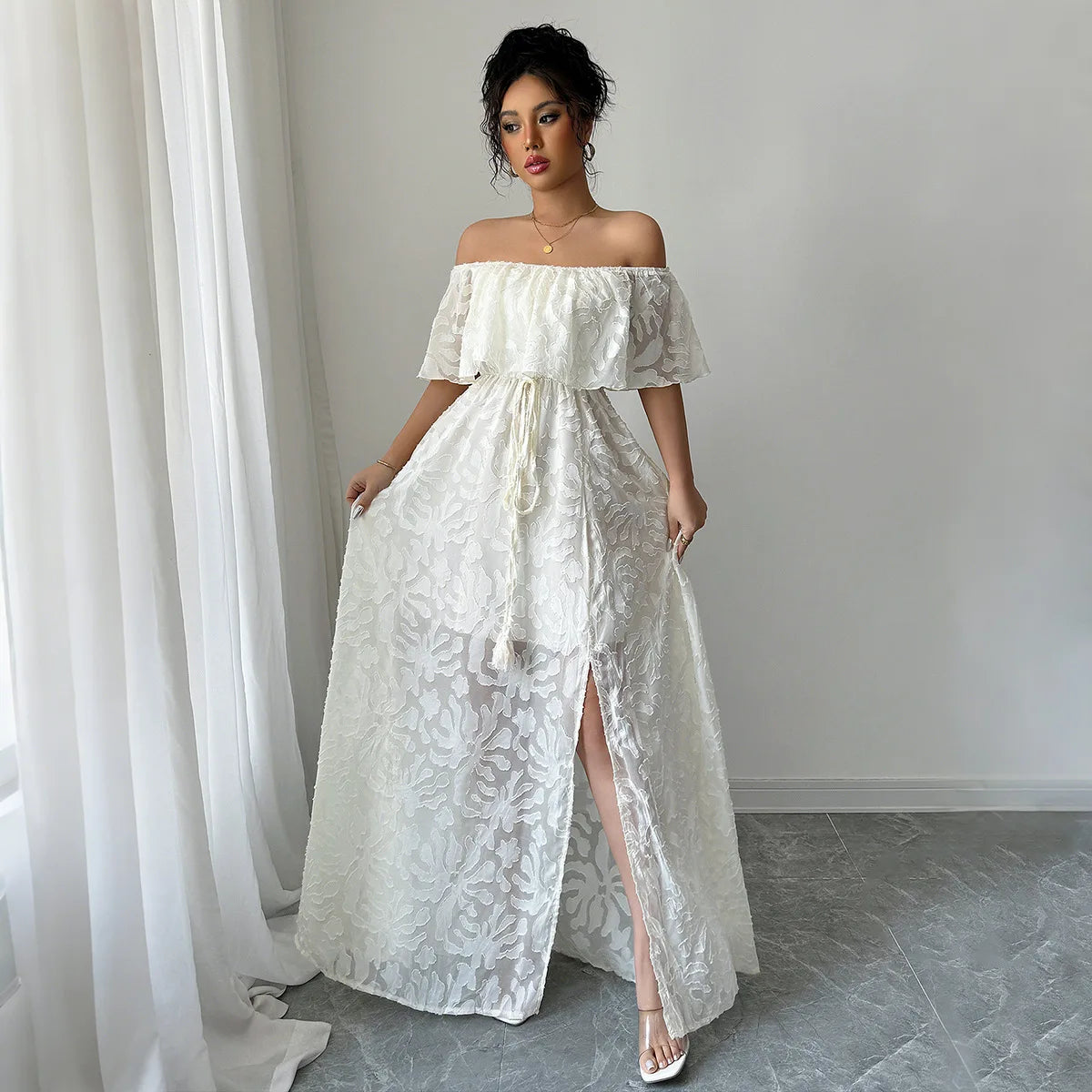 Women's Dresses 2025 Summer White Dress Women Cover-Ups Outfits Boho Hippie Chic Long Maxi Dresses Female Clothes Robe Vestidos