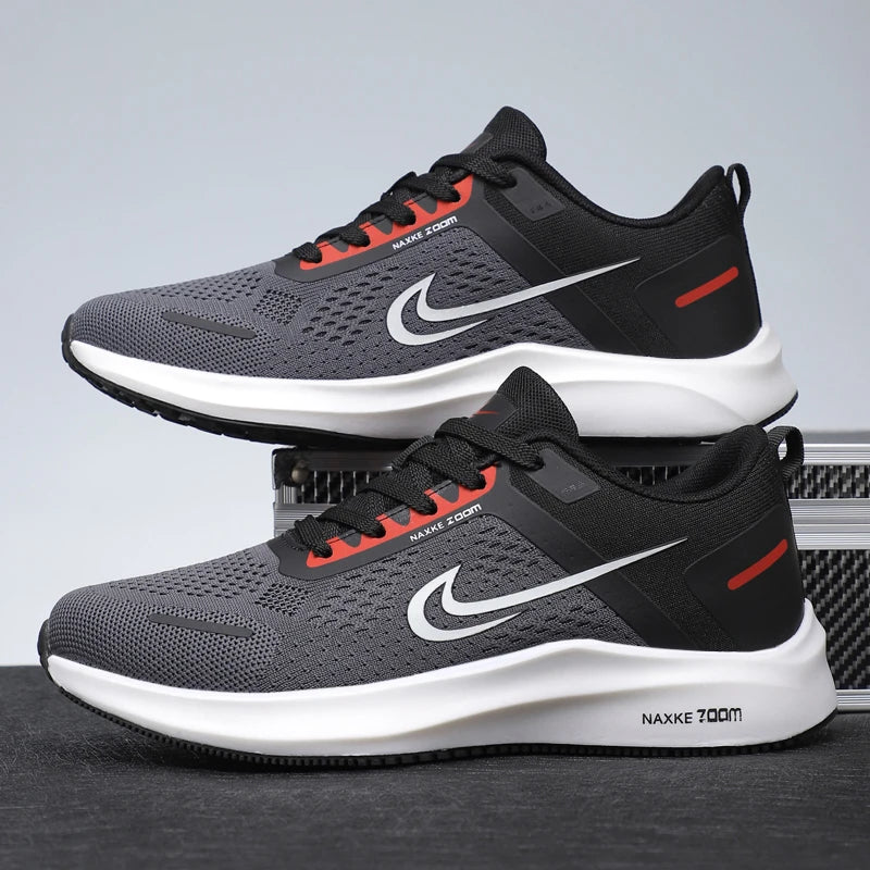 Men's Shoes 2025 New Summer Breathable Mesh Casual Sports Shoes Men's Trendyy Versatile Work Running Shoes