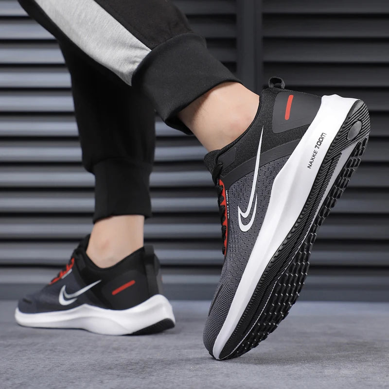 Men's Shoes 2025 New Summer Breathable Mesh Casual Sports Shoes Men's Trendyy Versatile Work Running Shoes