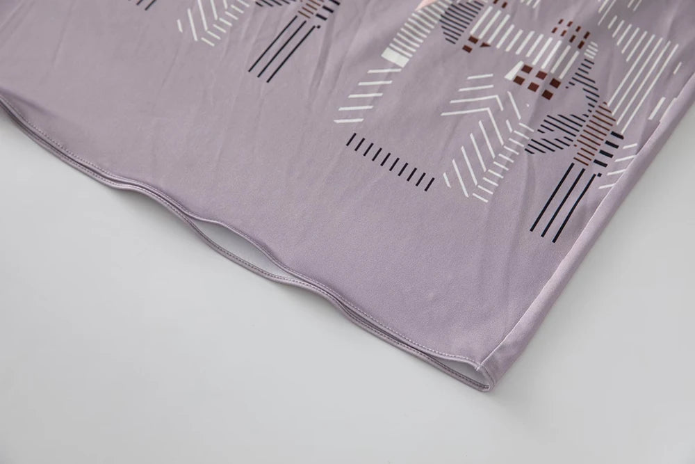 Women's Robes Sexy V Neck Batwing Sleeves Printed Loose Design Elegant Fashion Casul Long Dress Outerwear