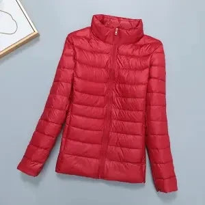2024 New Casual 90% Ultra Light White Duck Down Jacket Women Autumn Winter Warm Coat Lady Plus Size Jackets Female Hooded Parka