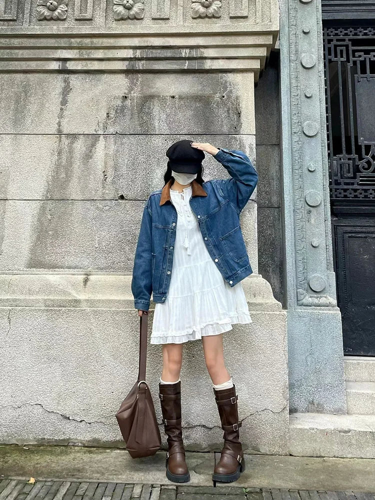 2025 New Women's Thi Heel Western Cowboy Knight Boots Winter over Knee Vintage Mermaid Long Tube  Boots Faionable