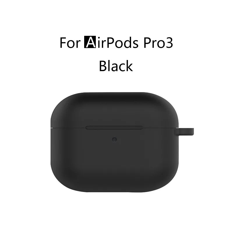 for AirPods Pro 3 Case Cover 2025 with Lanyard Soft Skin Silicone Protective Shockproof Case For AirPods Pro 3 Case Accessories
