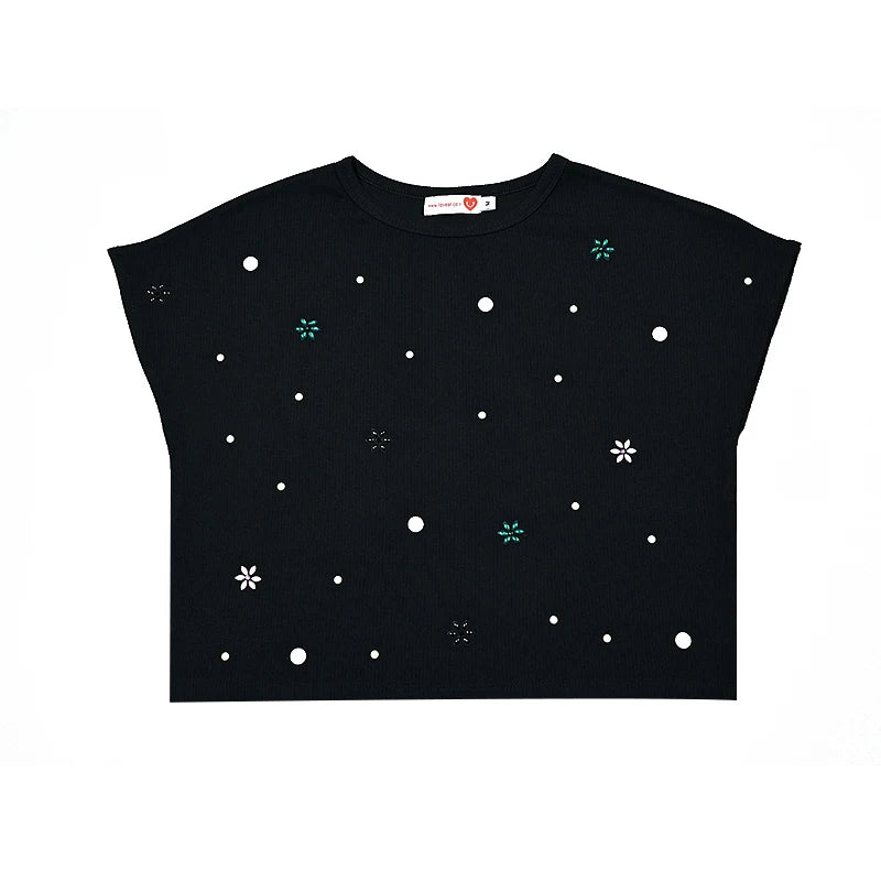 Maxi dress women long sleeve lady dresses flowers and pearls top causual dress round neck black modal ribbed top sizes XS-XXXL