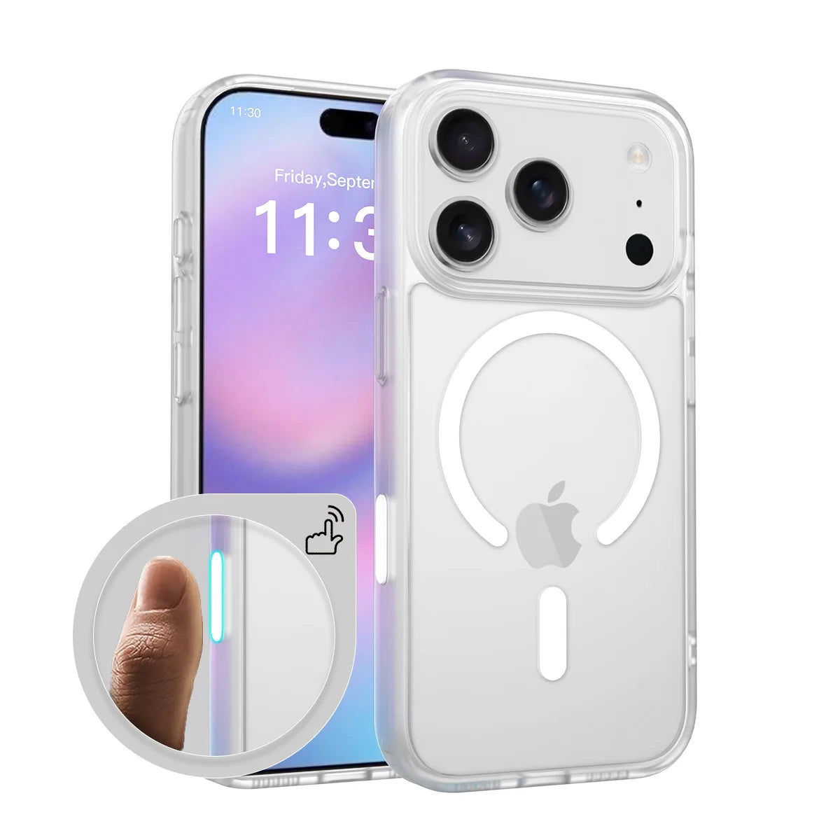 Fit iPhone 17 Pro Matte Case,Compatible with MagSafe Shockproof Protection Translucent Cover For iPhone 17 Air/17 Pro Max/17