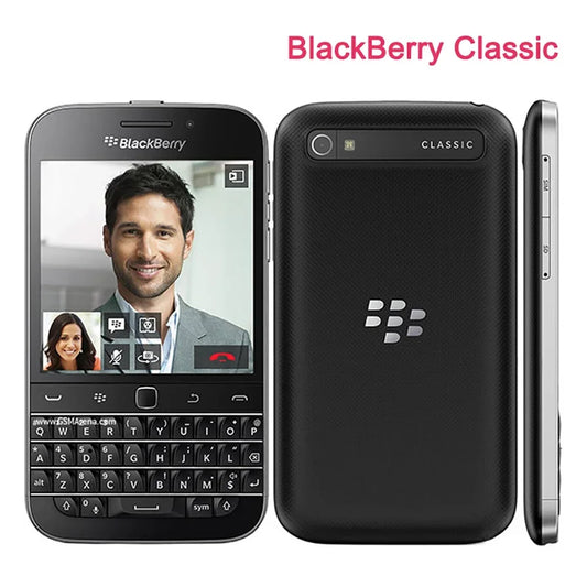 Original BlackBerry Q20 Classic 4G LTE Mobile Cell Phone 8MP WIFI 16G ROM BlackBerryOS QWERTY Unlocked Smartphone
