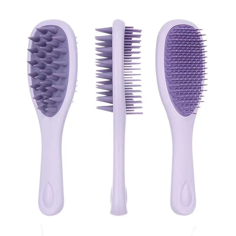 Hair Accessories 2-in-1  Massage Hair Brush, Detangling Comb for Scalp Care Comb for Double-sided Shampoo and Brush Hair Stuff