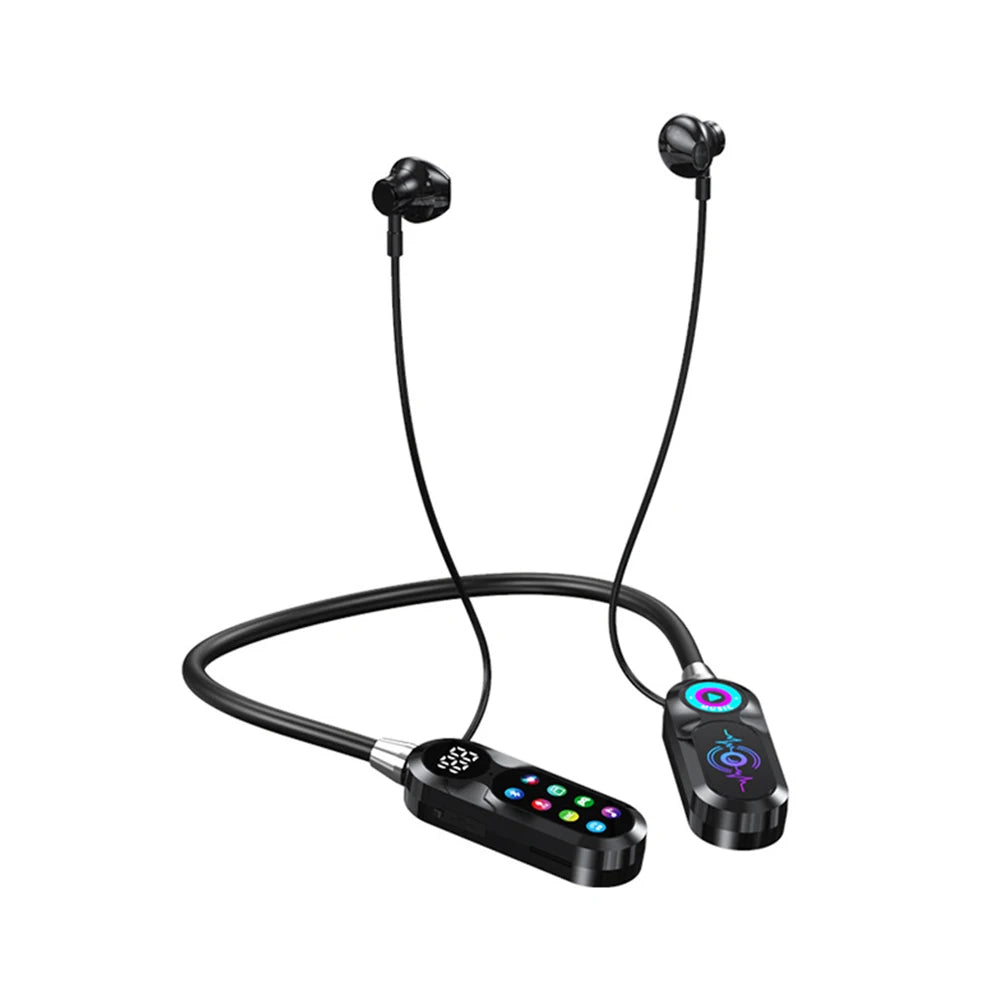 50H Play Time Bluetooth 5.4 Earphones LED Display HiFi Sound Earbuds Wireless Headphones Sports Waterproof Headsets