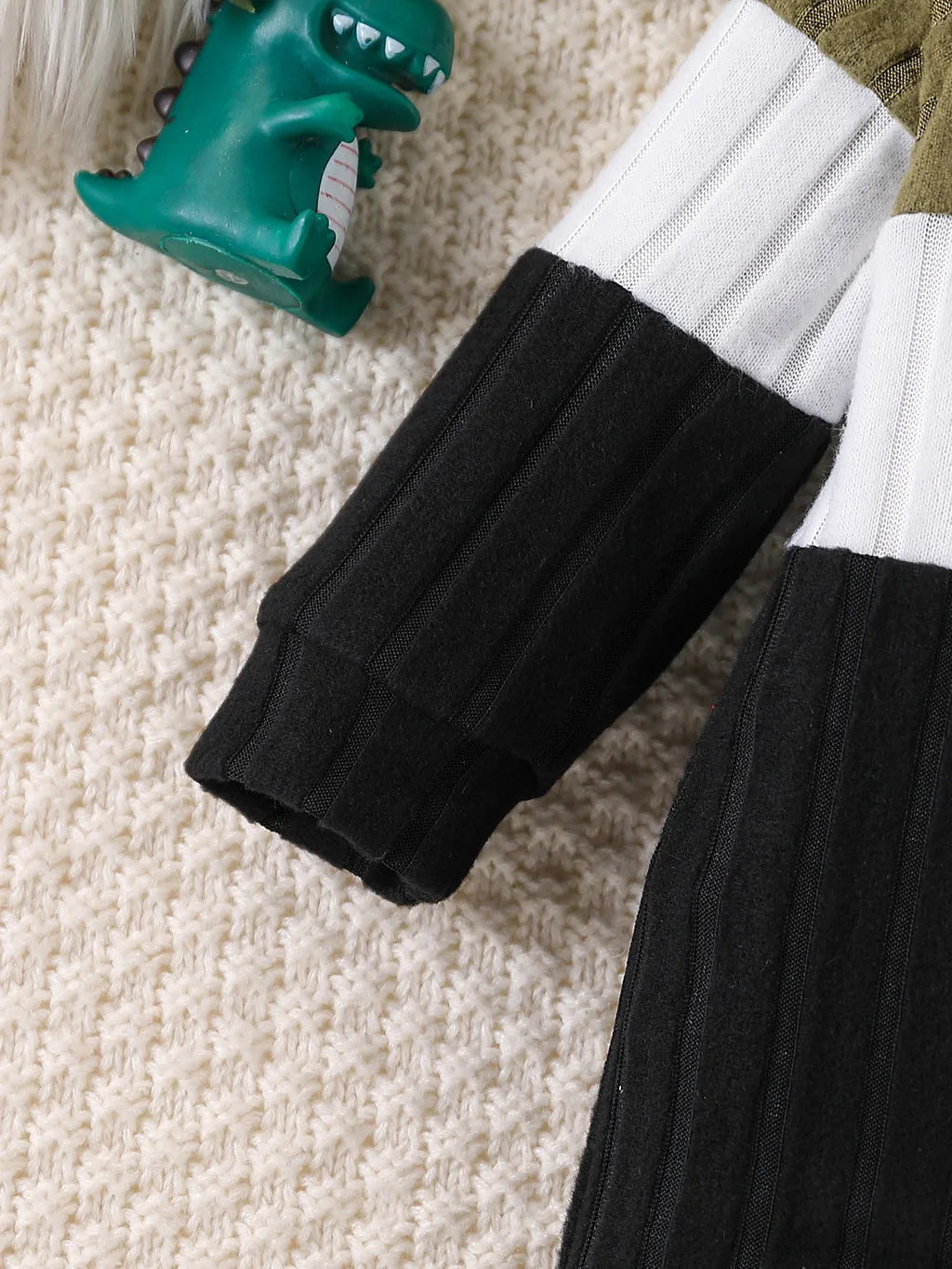 3 Colours Autumn Bodysuits Newborn Baby Boy Long Sleeve Colour Block Romper+Hat Simple Onesie Jumpsuit for Toddlers 1-18Months