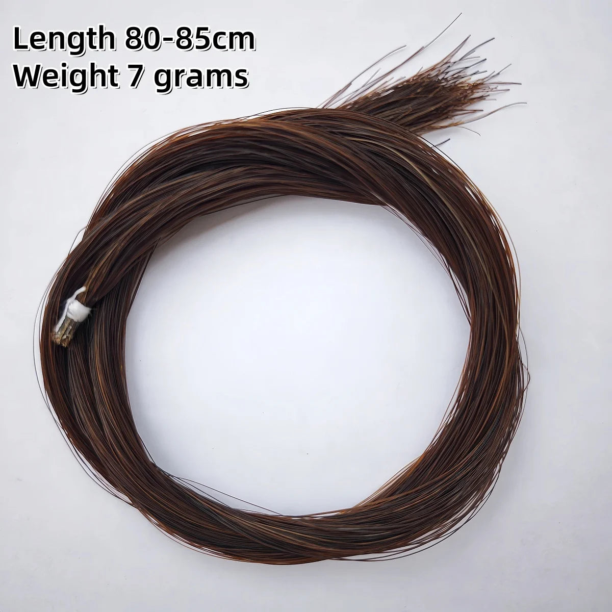 One bunch good horse hair 7 grams Mongolian ponytail black white brown yellow Green red blue violin bow horse tail hair