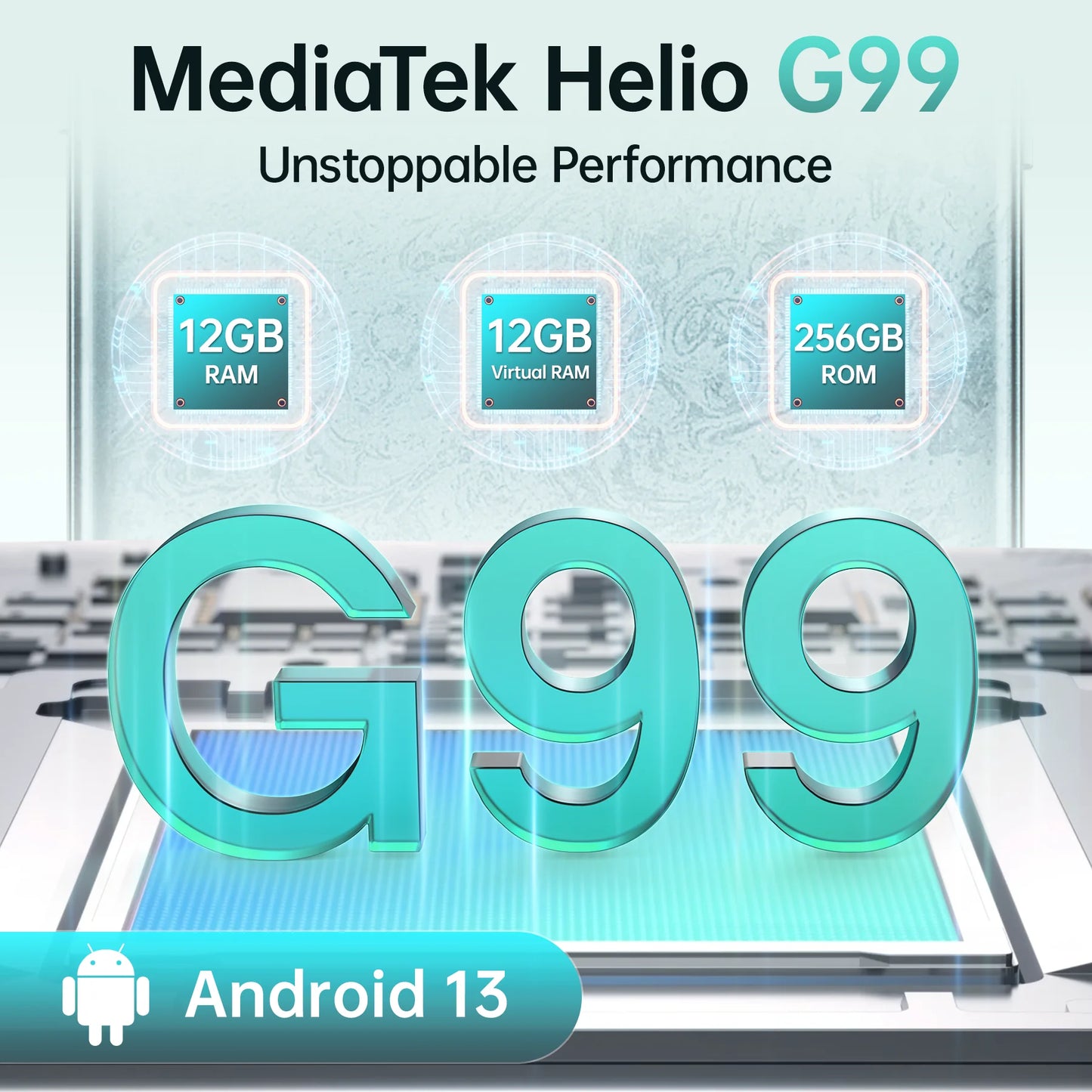 CUBOT HAFURY Meet Unlocked Smartphone-Helio G99,24(12+12)+256GB,6.67"-120Hz,100MP+32MP,Android13,5100mAh/33W,Dual SIM 4G/NFC/GPS