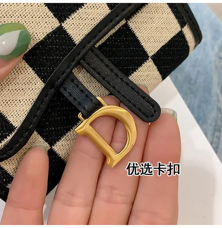 Card Bag Multi-card Position High Value Change Tide Autumn Winter Internet Celebrity Folding Organ Fashion Versatile Short Small