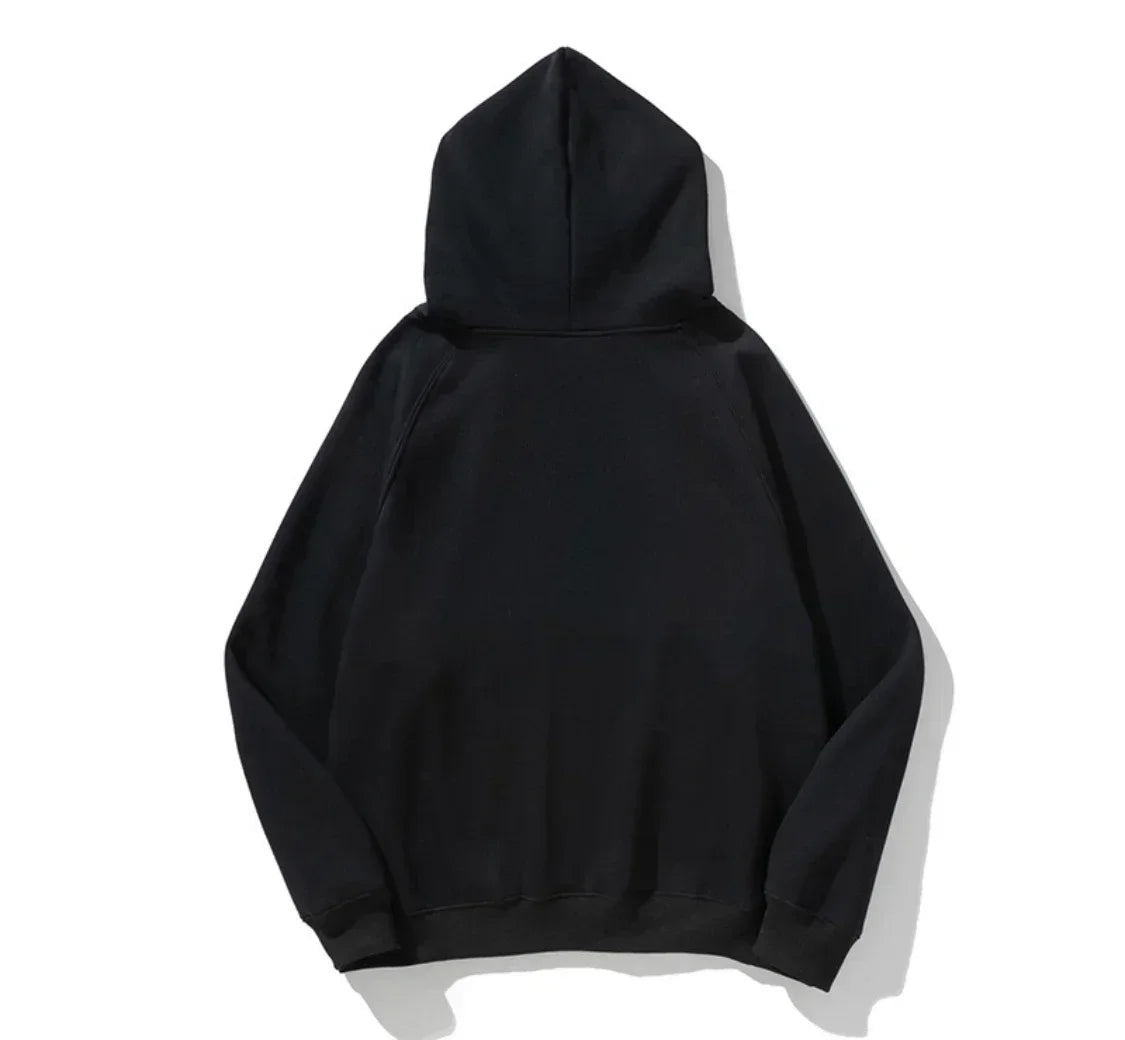 Classic Brand Double Line Embossed Letter Men's Hoodies Luxury Design Three-dimensional Letter Hoodie High Street Couple Sweater