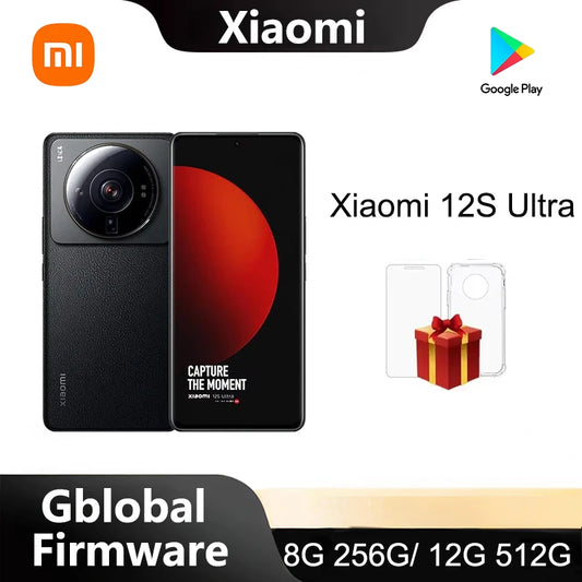 Xiaomi 12S Ultra Global Version Smartphone Celular Snapdragon 8 Gen 1+ Octa Core Black 12G  512G used phones no charger