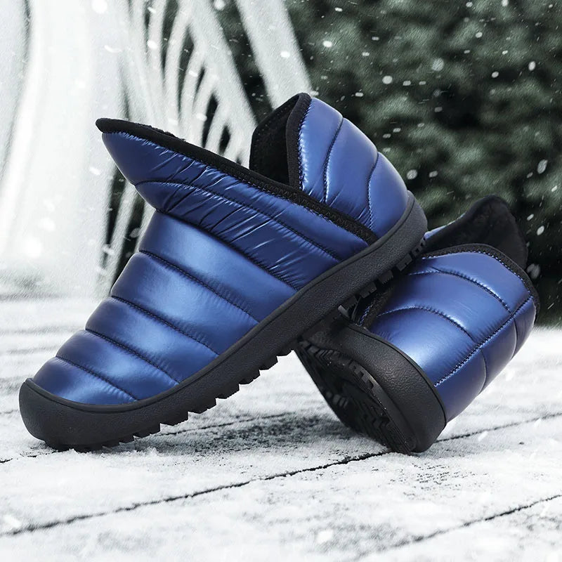 Winter Women Waterproof Snow Boots Lightweight Women Ankle Boots Sneakers Outdoor Sandproof Couple Warm Cotton Boot Botas Mujer