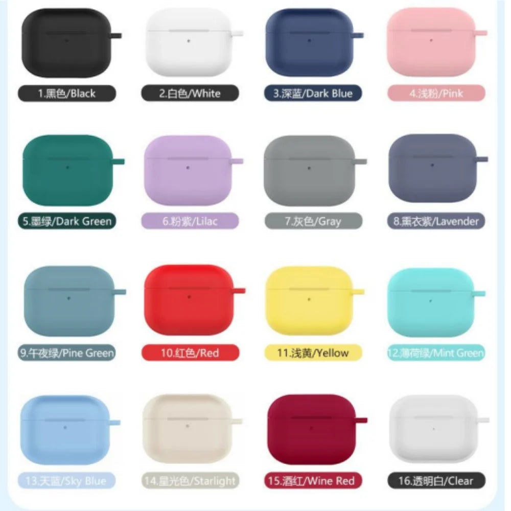 for AirPods Pro 3 Case Cover 2025 with Lanyard Soft Skin Silicone Protective Shockproof Case For AirPods Pro 3 Case Accessories