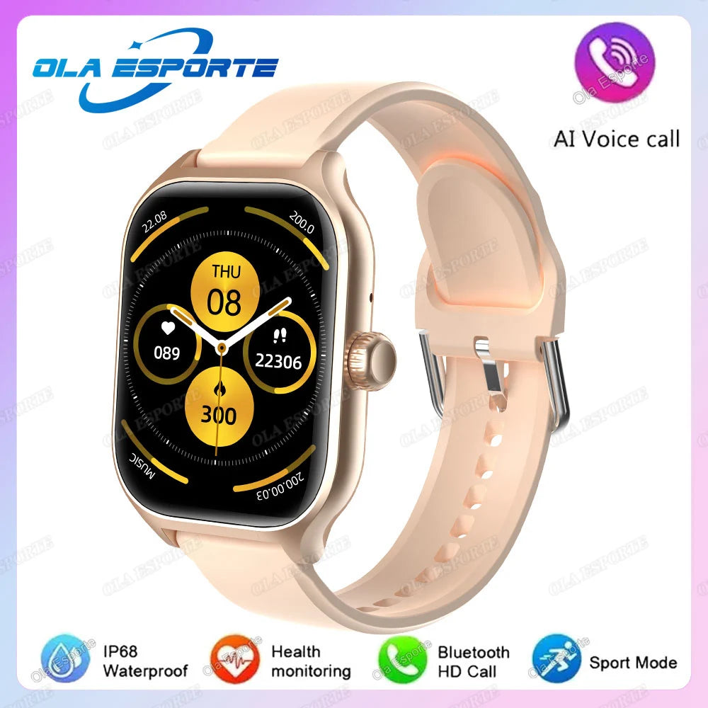New SmartWatch Series 9 Men Health Monitor Voice Assistant Bluetooth Call Always Display Sports Waterproof Women Smartwatch 2025