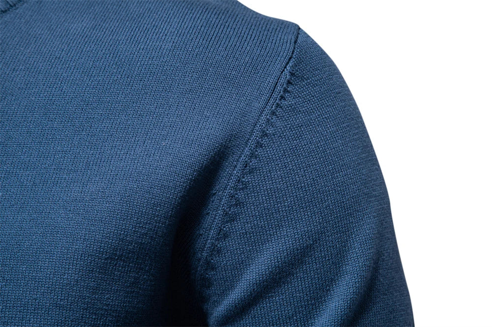 AIOPESON Mens Solid Cotton Crew Neck Knitted Pullover Sweaters Casual Fashion Classic Sweater for Men