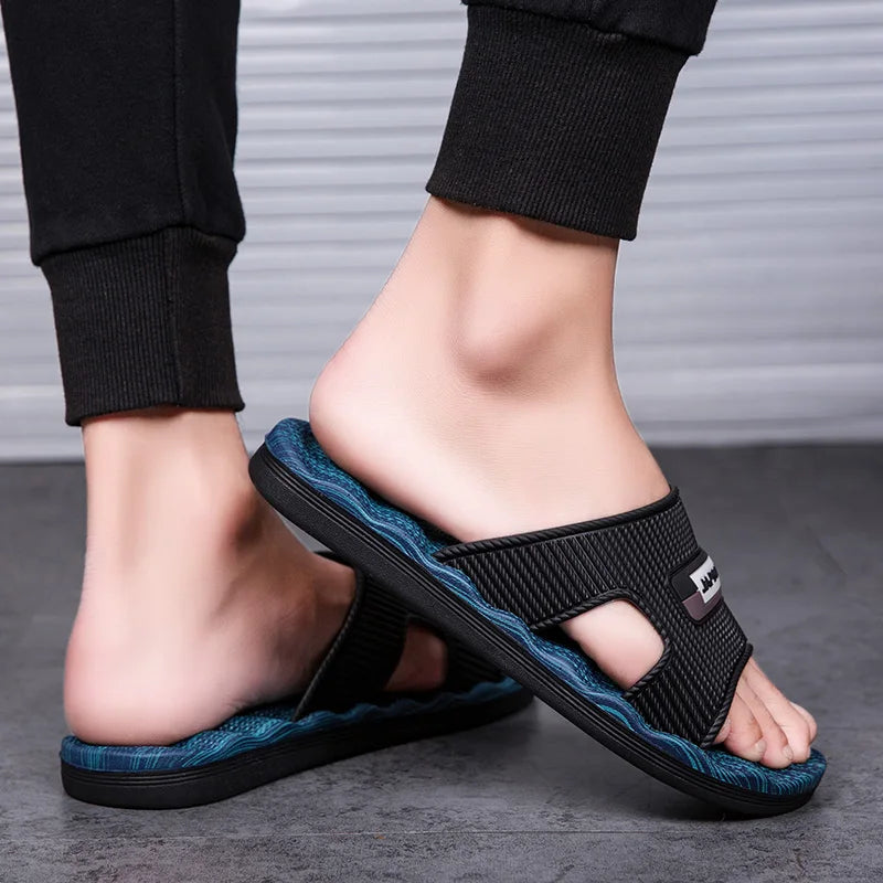 Summer Men Home Slippers Soft Indoor House Shoes Women Slides Sleepers Slipers Bathroom Room Bedroom For Guests Big Size 48 49