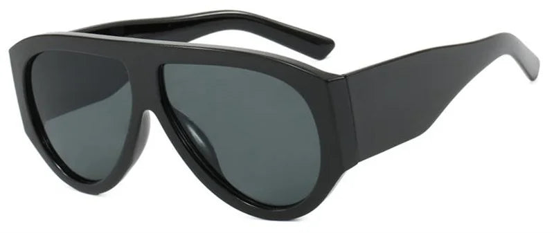 HOT Sun Glasses Unisex Anti-UV Spectacles Oversie Frame Eyeglasses Retro Ornamental Width Temples Sunglasses