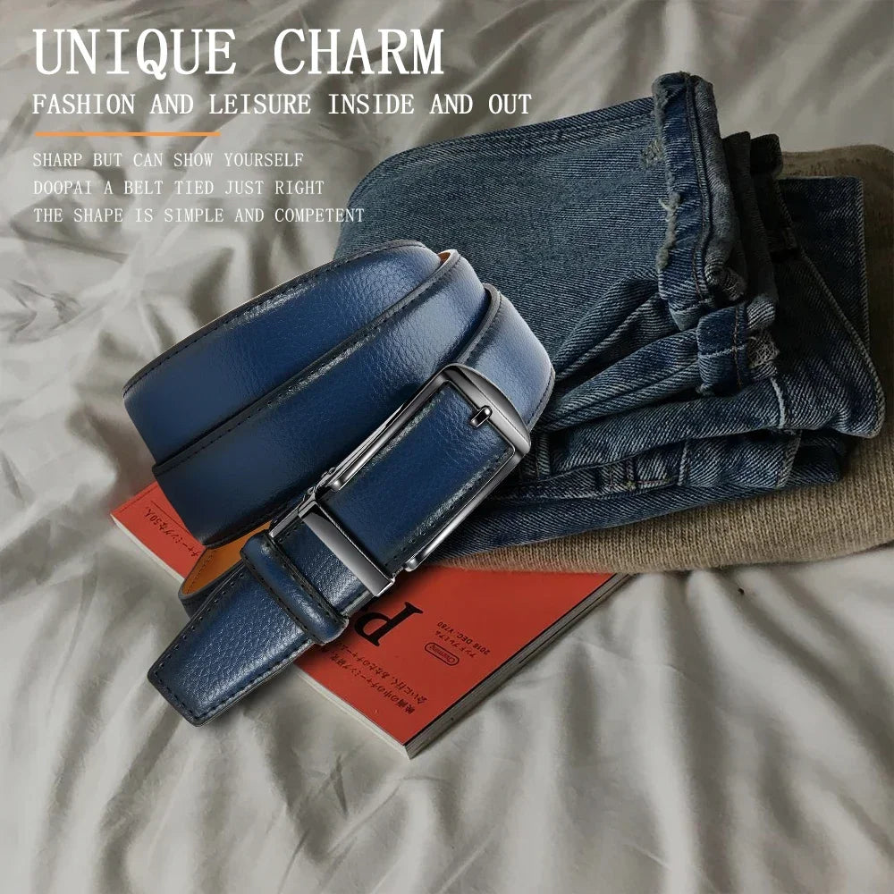 Mens Belts Metal Automatic Buckle Famous Brand Belt Men Quality Genuine Luxury Leather Belt for Men Famous Brand Belt Wome