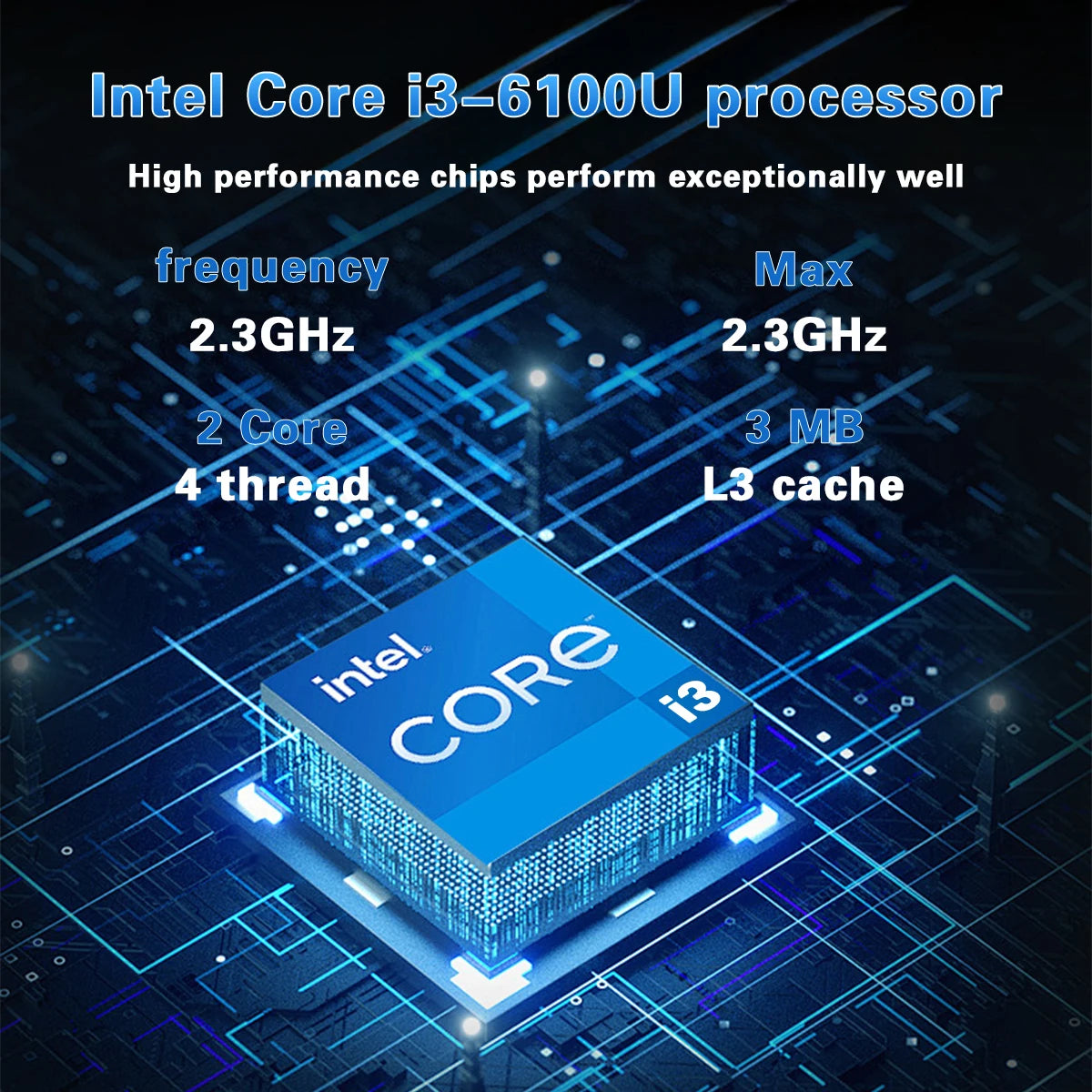 ACEKAMAS 15.6" Portable Laptop Computer Core i3 6100U Windows 11 Pro Gamer Notebook PC 16GB DDR4 1TB SSD Office Laptops Gaming