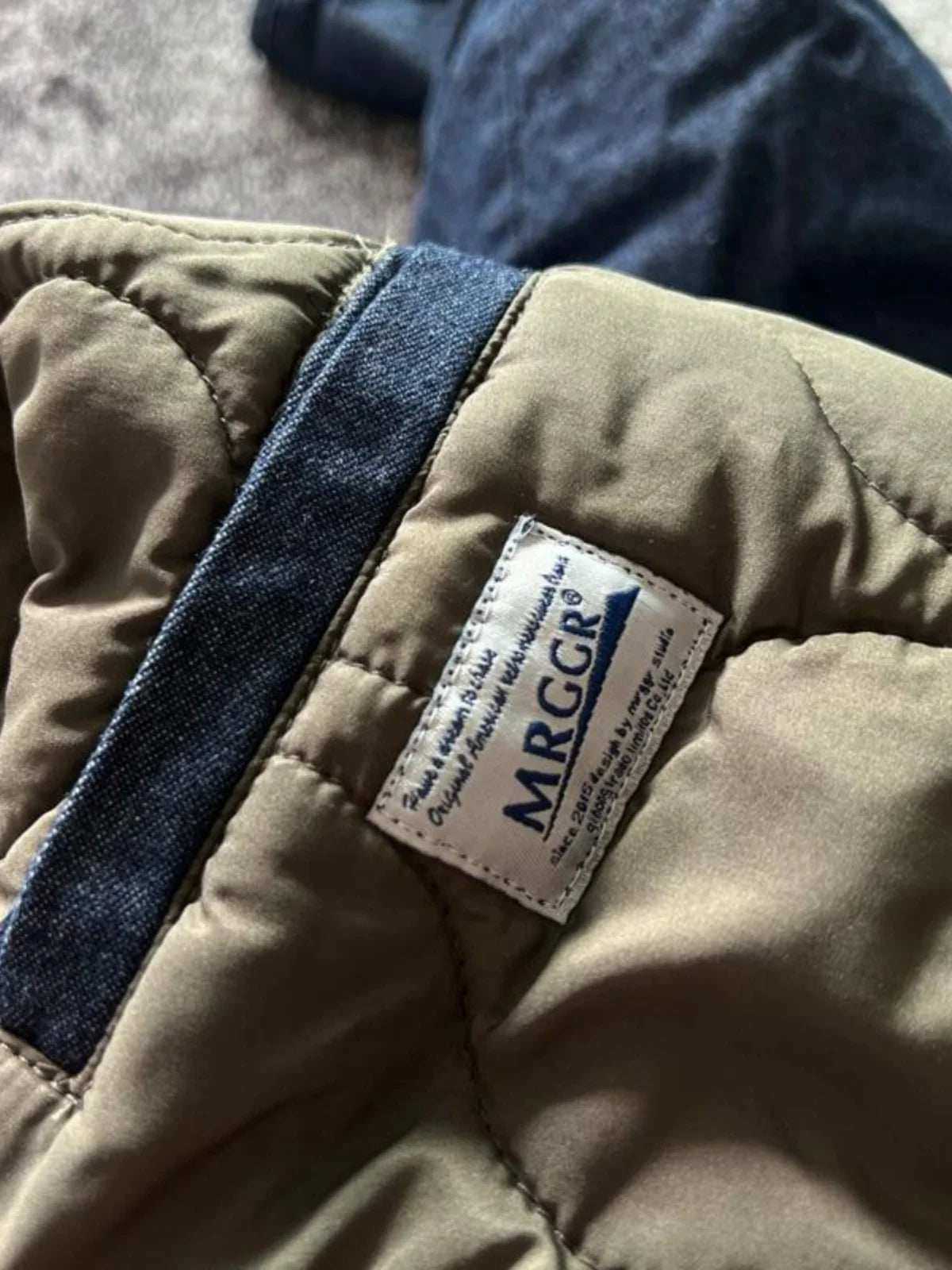 Retro Japanese Sle Thi Warm Autumn Winter Cotton Jaet Casual Versatile Denim Outerwear Stand Collar Men's Clothing
