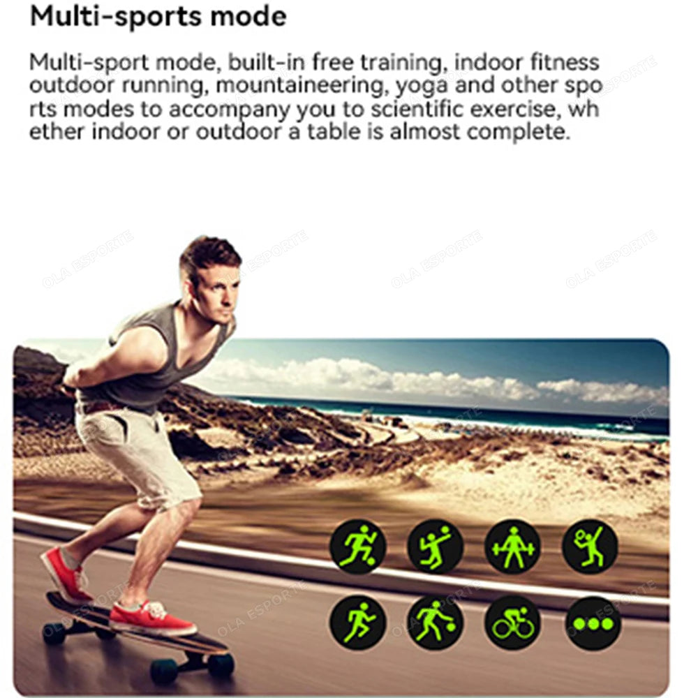 New SmartWatch Series 9 Men Health Monitor Voice Assistant Bluetooth Call Always Display Sports Waterproof Women Smartwatch 2025