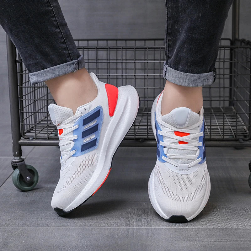 2025 Autumn New Breathable Mesh Men's Shoes Couple Style Korean Fashion Casual Sports Shoes
