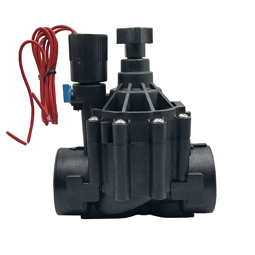 1-1/4"  1-1/2" Normally Closed Solenoid Valve With Flow Adjustment 220V 12V 24V For Farm Garden Landscape Irrigation